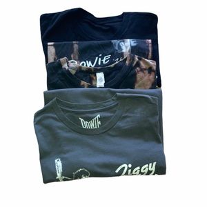 David Bowie T-Shirts- Lot of 3
